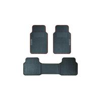 Vloermattenset voor auto Sparco SPCF500RD Zwart/Rood Zwart Rood (3 pcs)