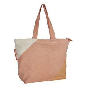 Sterke Shopper Gerecycled Materiaal 54x40x18 - Salmon Pink