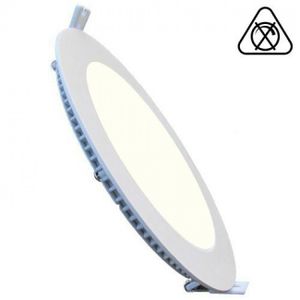 LED Downlight Slim Pro - Aigi - Inbouw Rond 12W - Natuurlijk Wit 4000K - Mat Wit - Ø170mm