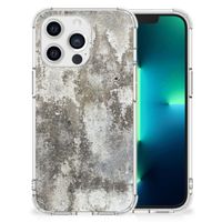 Apple iPhone 13 Pro Anti-Shock Hoesje Beton Print - thumbnail