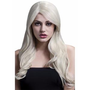 Smiffys Luxe dames pruik - blond lang haar - verkleed pruiken   -