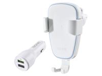 TRONIC Telefoonhouder auto met QI-lader (Wit)