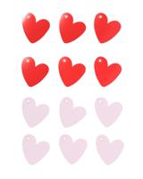 HEMA Cadeaulabels hart - 12 stuks