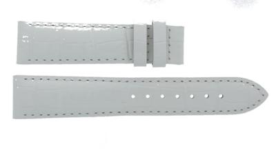 Horlogeband Tissot T610033630 Leder Wit 18mm
