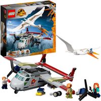 Jurassic World - Quetzalcoatlus vliegtuighinderlaag Constructiespeelgoed - thumbnail