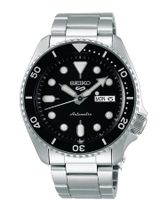 Seiko SRPD55K1 Horloge 5 Sports Automatic staal zilverkleurig-zwart 42,5 mm