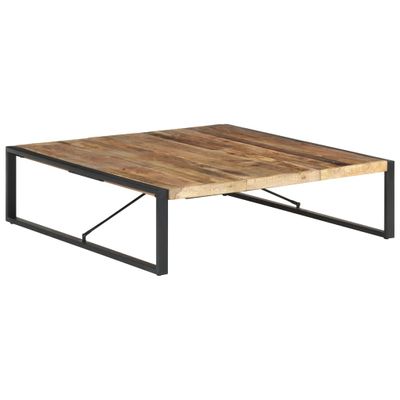 vidaXL Salontafel 140x140x40 cm ruw mangohout vidaXL Salontafel 140x140x40 cm ruw mangohout