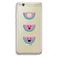 Smiley watermeloen: Huawei Ascend P10 Lite Transparant Hoesje