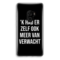 Meer verwacht - Zwart: Xiaomi Mi Mix 2 Transparant Hoesje