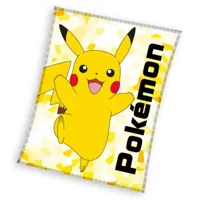 Pokemon fleece deken Pikachu - 130 x 160 cm geel
