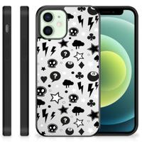 Mobiel Case iPhone 12 Mini Silver Punk