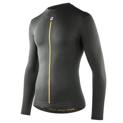 Assos Skin Layer Spring/Fall LS ondershirt anthracite grey heren