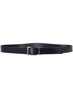 Emporio Armani ceinture en cuir à boucle - Noir - thumbnail