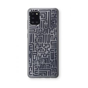 Moroccan Print: Samsung Galaxy A31 Transparant Hoesje