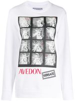 Versace t-shirt Avedon à imprimé photographique - Blanc