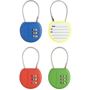 Masterlock Hangslot met adreslabel 42mm - 4671EURDCOL 4671EURDCOL