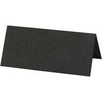 Creativ Company Naamkaarten, afm 9x4 cm, 220 gr, zwart, 20 stuk/ 1 doos