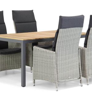 Garden Collections Madera/Mazzarino 160 cm dining tuinset 5-delig