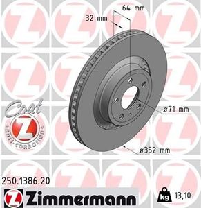 Remschijf Coat Z 250138620