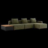 Cobana Lounge Sofa - 3 seater w/ Patio Storage Table Cobana Lounge Sofa - 3 seater w/ Patio Storage Table