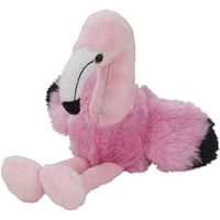 Knuffel flamingo roze 17 cm knuffels kopen - thumbnail