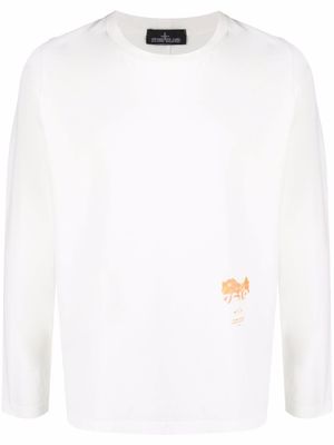 Stone Island Shadow Project t-shirt à logo imprimé - Blanc