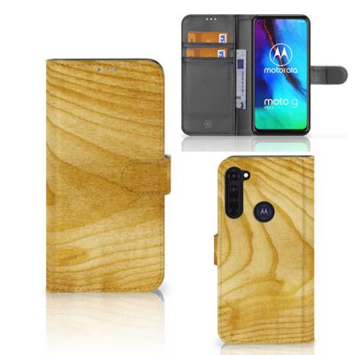 Motorola Moto G Pro | Book Style Case | Licht Hout