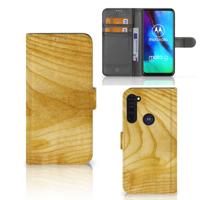 Motorola Moto G Pro | Book Style Case | Licht Hout