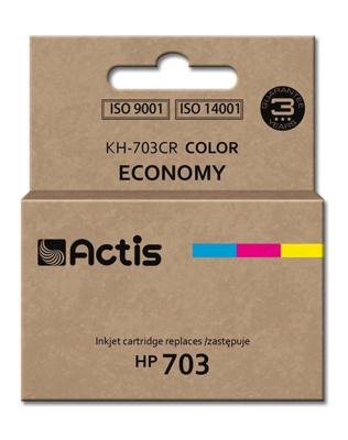 Actis KH-703CR inkt (vervanging HP 703 CD888AE; Standaard; 12 ml; kleur)