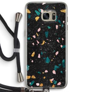 Terrazzo N°10: Samsung Galaxy S7 Edge Transparant Hoesje met koord
