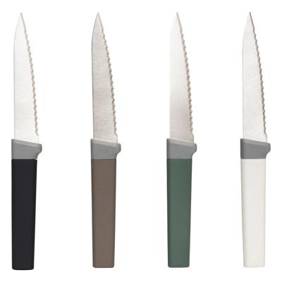 Steakmessen / vleesmessen bestek - 4x stuks - 22 cm - Keuken - Vlees snijden - Scherpe messen