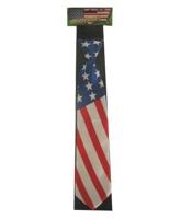 Carnaval verkleed Stropdas - vlag USA - Verenigde Staten - volwassenen - landen thema