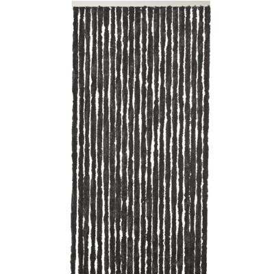 Kattenstaartgordijn 56x180 zwart