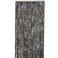 Kattenstaartgordijn 56x180 zwart