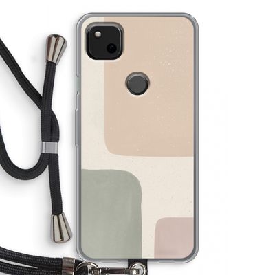 Geo #7: Pixel 4a Transparant Hoesje met koord