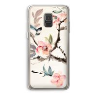 Japanse bloemen: Samsung Galaxy A8 (2018) Transparant Hoesje Japanse bloemen: Samsung Galaxy A8 (2018) Transparant Hoesje