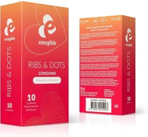 Easyglide Condooms Ribs & Dots - 10 stuks
