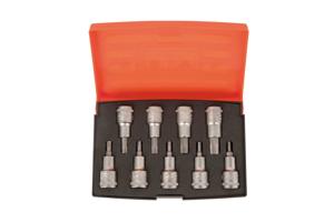 Bahco Schroevendraaierdopsleutels 1/2" | zeskant | TORX® bits - 9-delig - koffer - S9TORX