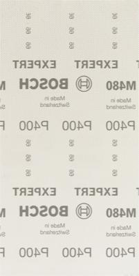 Bosch Accessoires Expert M480 schuurnet voor vlakschuurmachines 115 x 230 mm, K400 - 1 stuk(s) - 2608900775