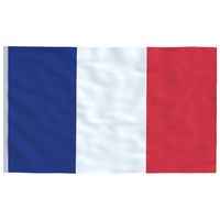 vidaXL Vlag Frankrijk 90x150 cm