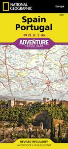 Wegenkaart - landkaart 3307 Adventure Map Spain & Portugal - Spanje en