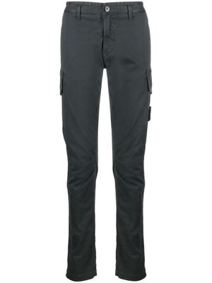 Stone Island pantalon en serge à poches cargo - Gris