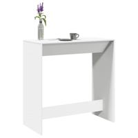 Bartafel 102x50x103,5 cm bewerkt hout wit