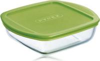 Pyrex PYRG4CCA21H Voorraaddoos Vierkant Doos Groen, Transparant 1 stuk(s)