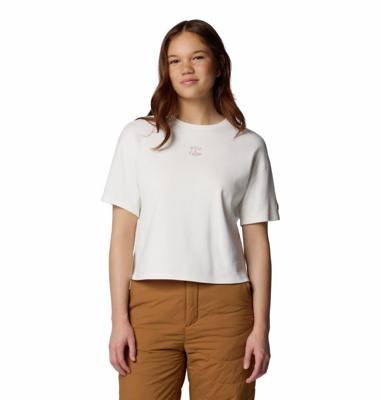 Columbia Wallowa™ Cropped Graphic T-Shirt Dames Beige M