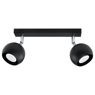 Plafondlamp OCULARE 2 zwart