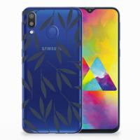 Samsung Galaxy M20 (Power) | TPU Case | Leaves Blue