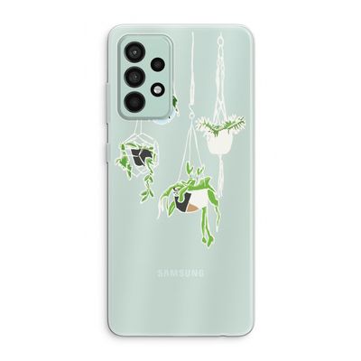 Hang In There: Samsung Galaxy A52s 5G Transparant Hoesje