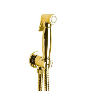 Bidet Handdouche Sapho Reitano Rubinetteria Incl. Slang en Handdouchehouder Goud Sapho