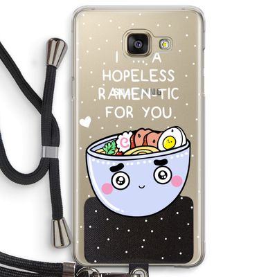 I'm A Hopeless Ramen-Tic For You: Samsung Galaxy A5 (2016) Transparant Hoesje met koord